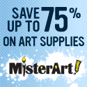 Save up to 75% on art & craft supplies